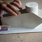 Justine Allison in her studio 2016